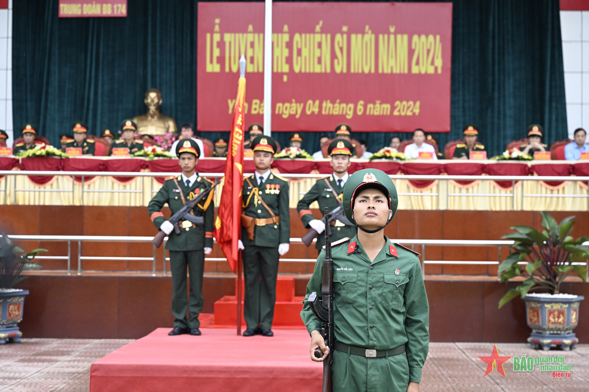  Các đơn vị tổ chức Lễ tuyên thệ chiến sĩ mới năm 2024

